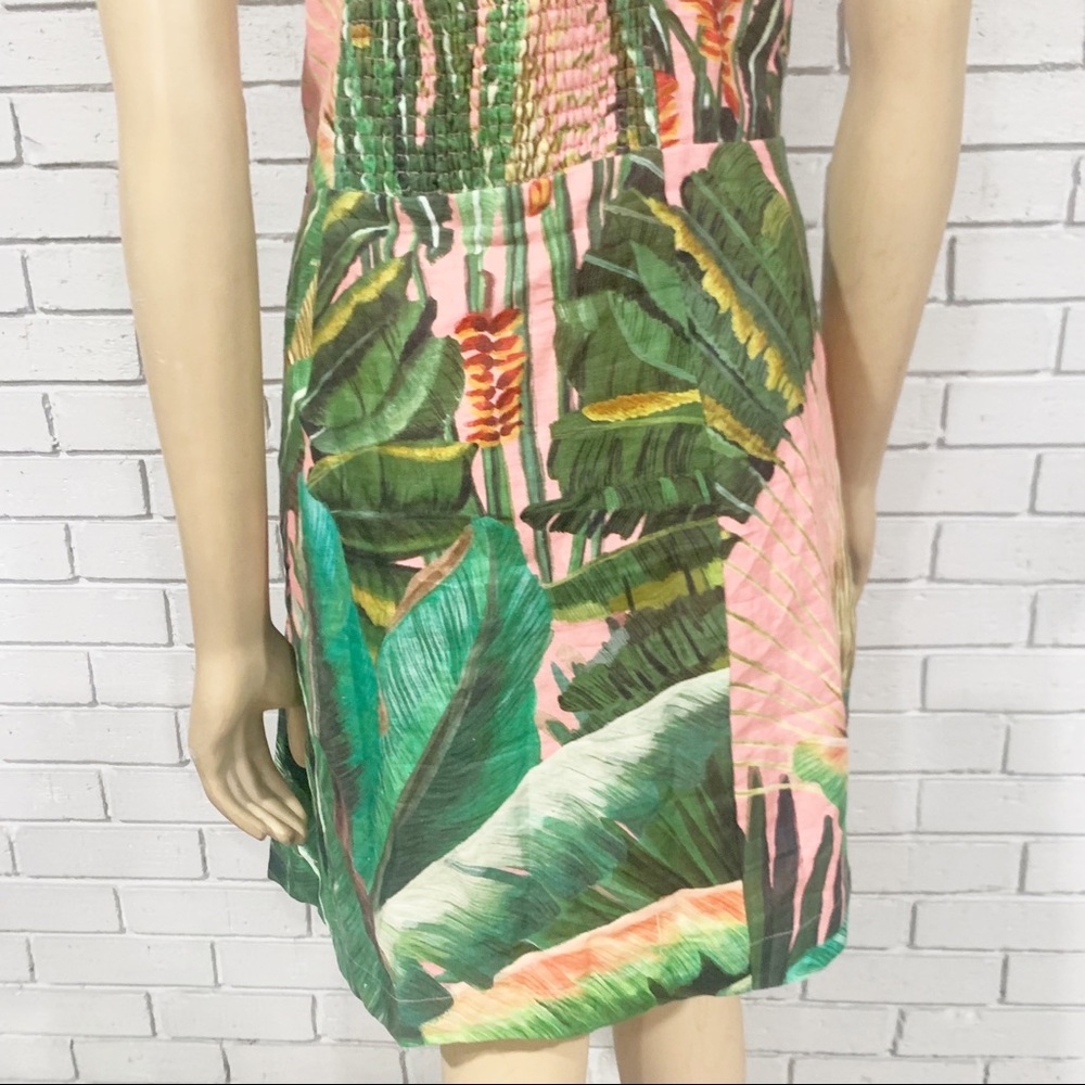 Farm Rio Women's Amazonia Forest Linen Minidress - Picture 7 of 11
